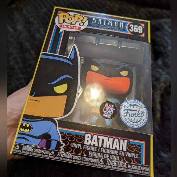 Batman The Animated Series 369 Blacklight Funko Pop Heroes Vinyl Figure - Picture 9 of 16